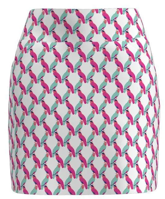 AB Sport Women's Bird Print Front Pocket Golf Skirt  - ABAC3