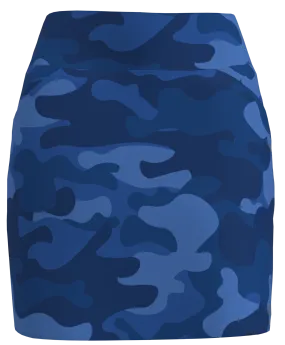 AB SPORT Women's Camo Navy Golf Skirt