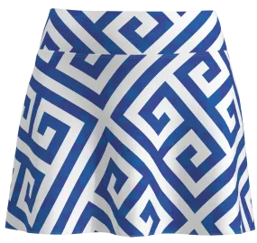 AB Sport Women's Trellis Print Flounce Golf SkIrt - TRLBL