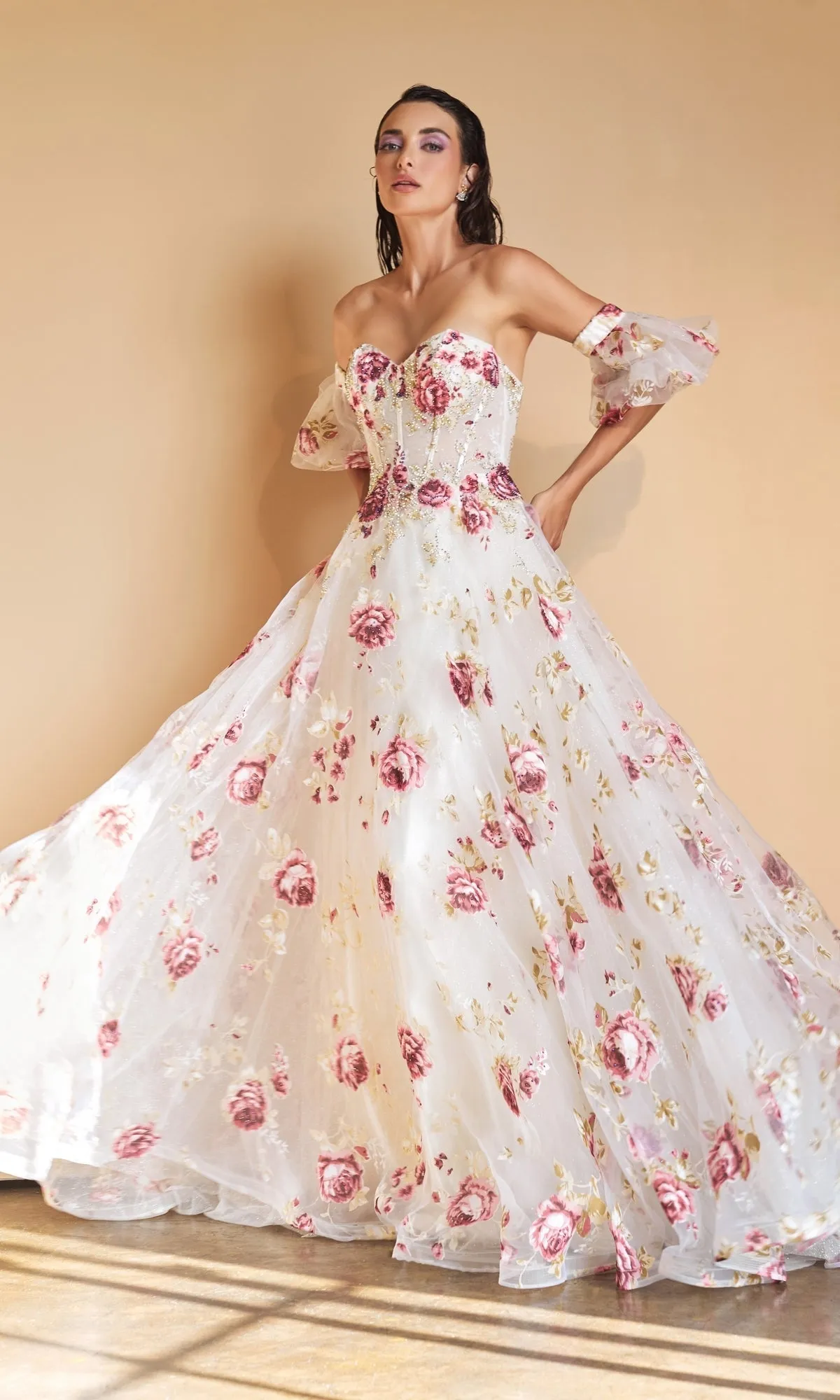 Andrea & Leo Long Formal Dress A1133