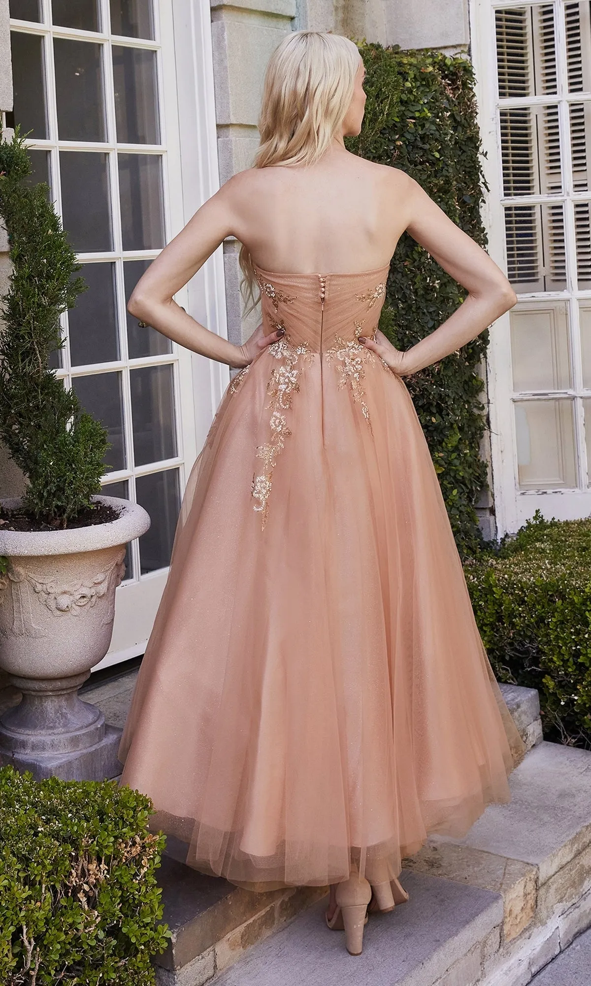 Andrea & Leo Tea Length Dress A1114
