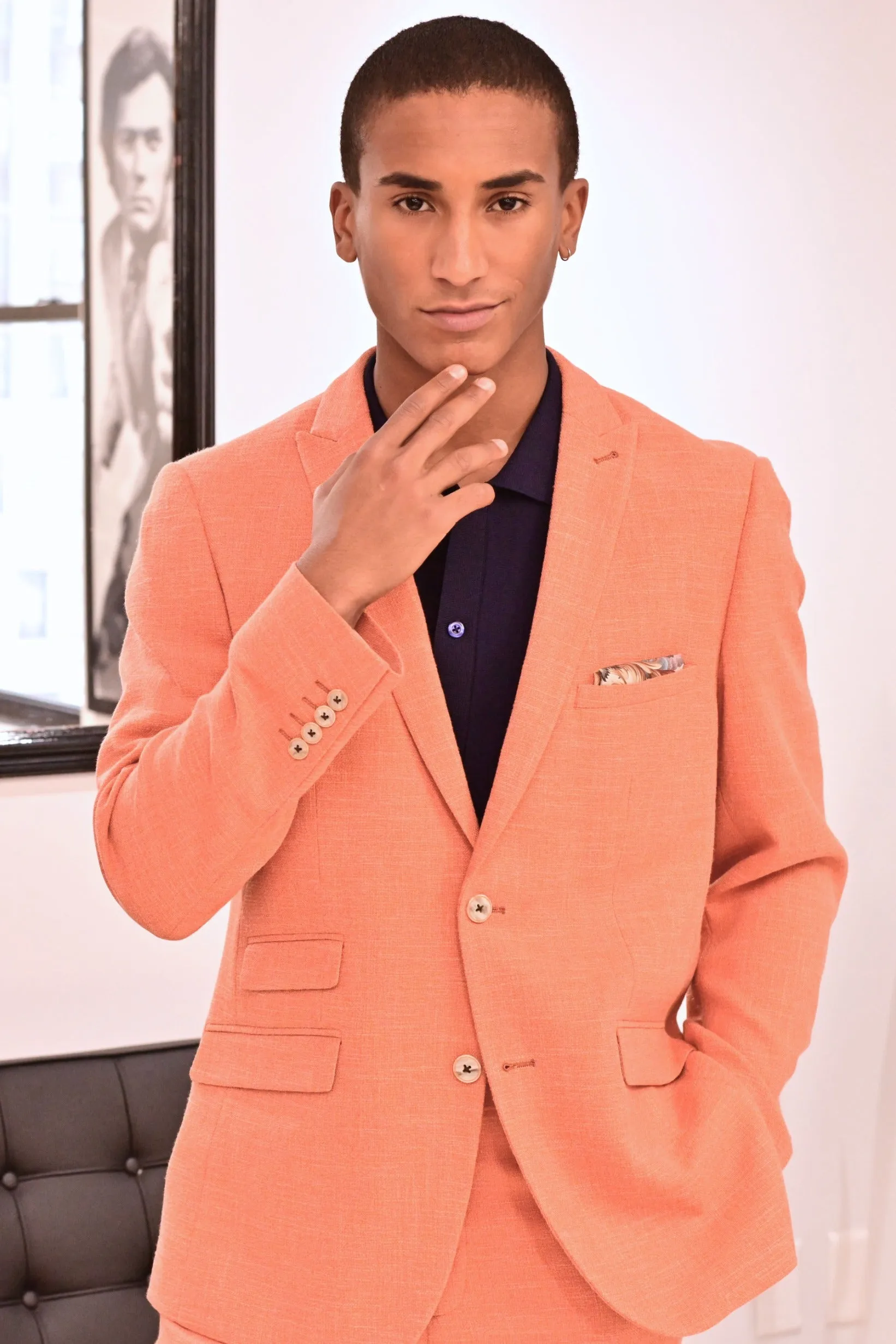 Ashton Peak Jacket - slim - Orange Frappe