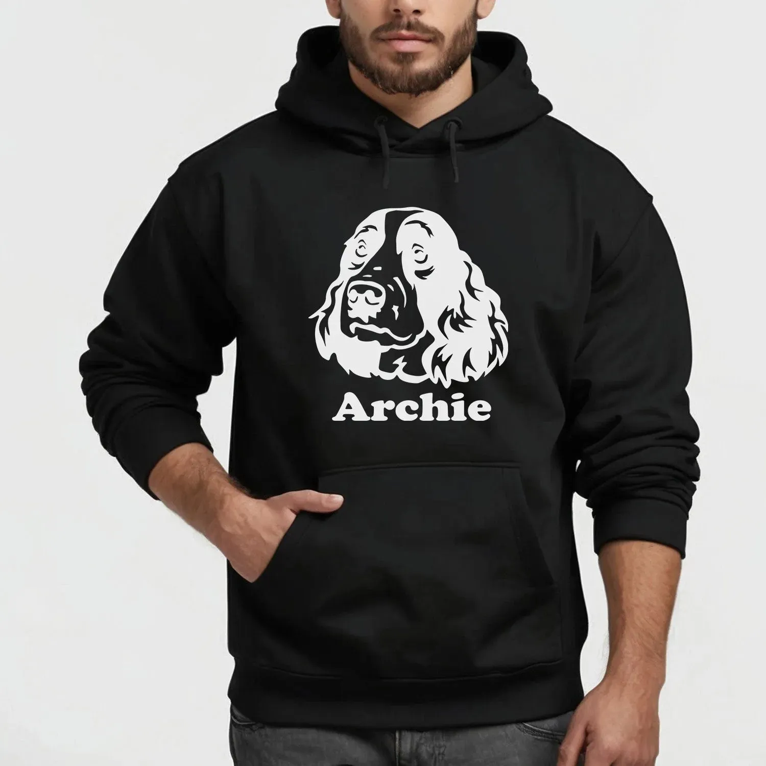 Custom Springer Spaniel Hoodie - Dog Lover Gift - Pet Owner Personalised Hoodie