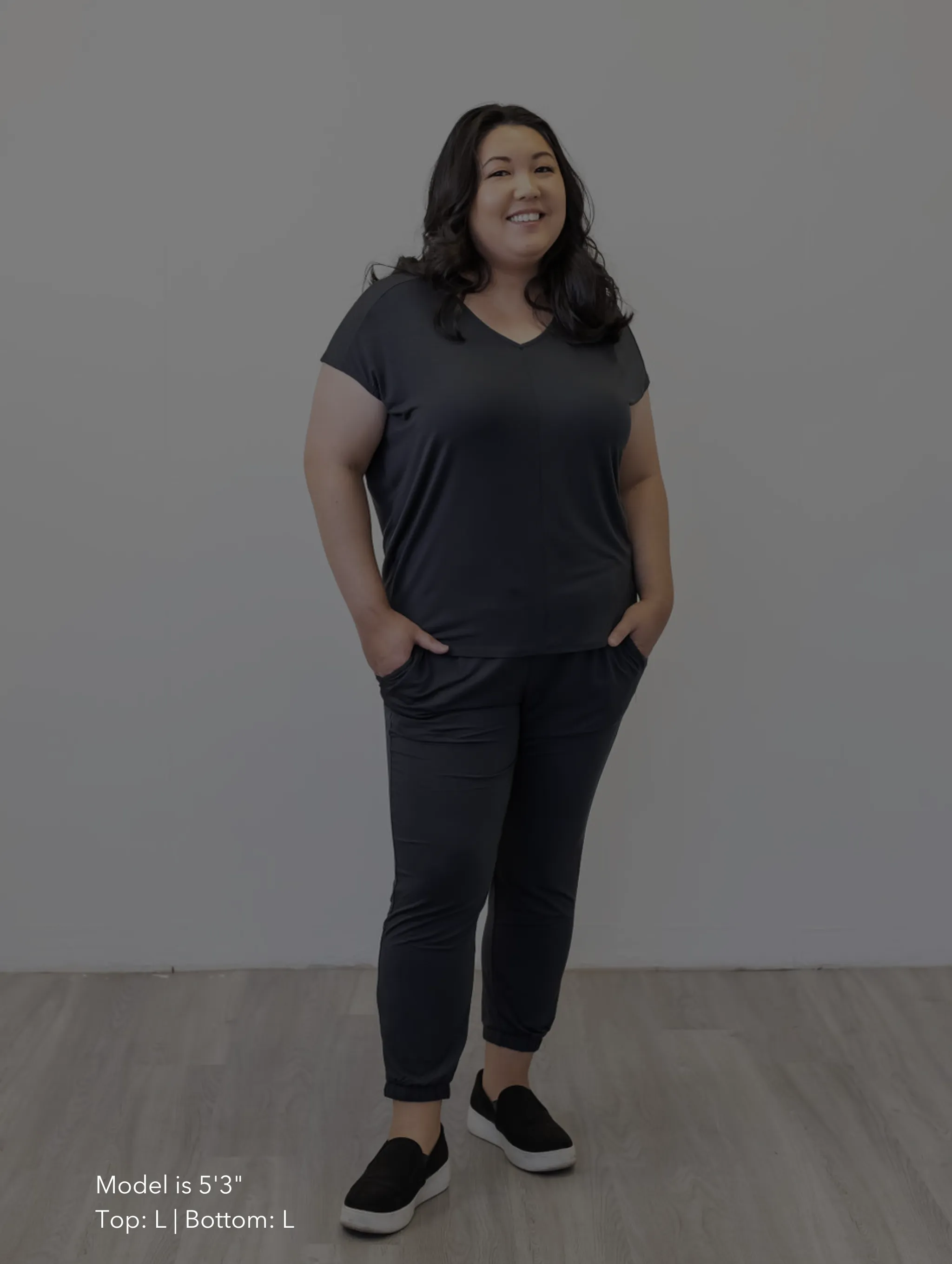 Ella Top - Black Rayon Jersey