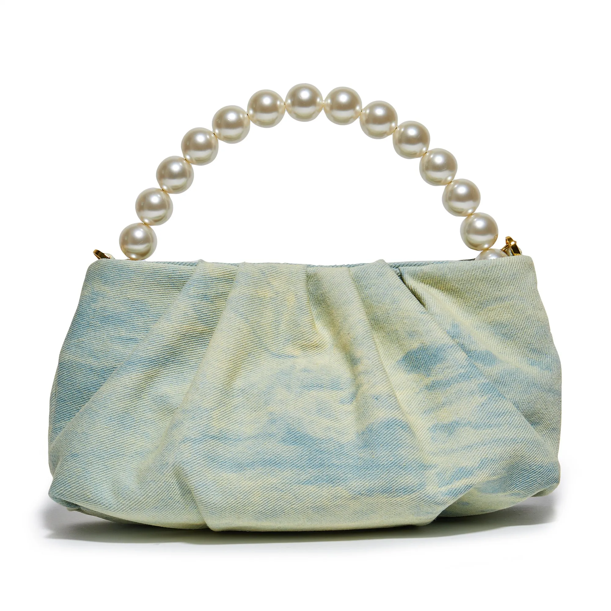 FADED DENIM MARLOWE DENIM POUCH