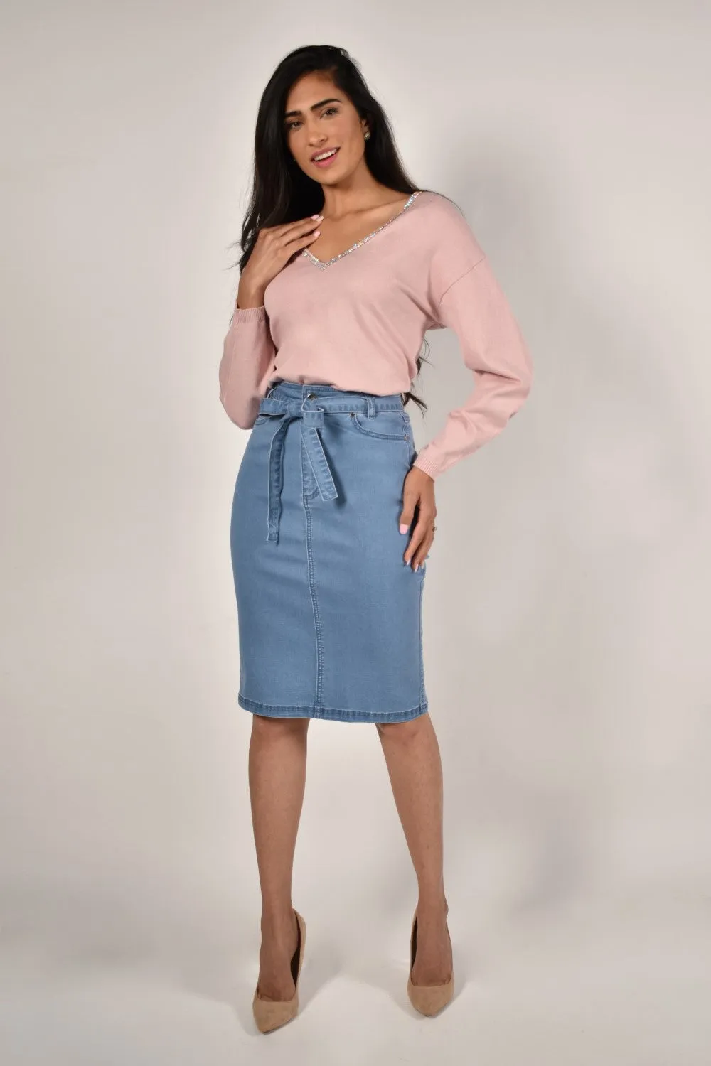 Frank Lyman Skirt 226162U Blue