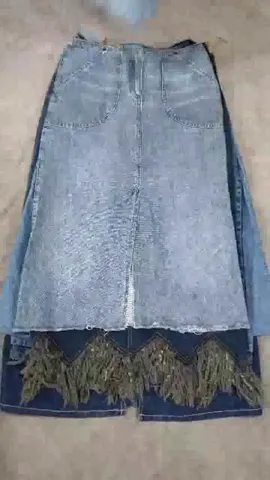 HE 216 Y2K Denim Long Skirt - 8 Pcs