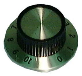 Knob for 1/4" Shaft, 1.46" x 0.60" Numbered