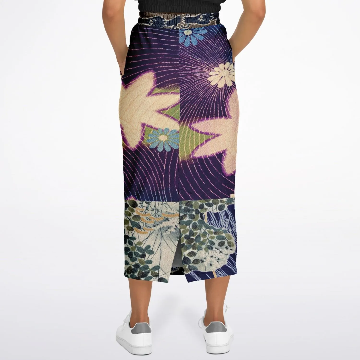 Panda Surprise Eco-Poly Long Pocket Skirt