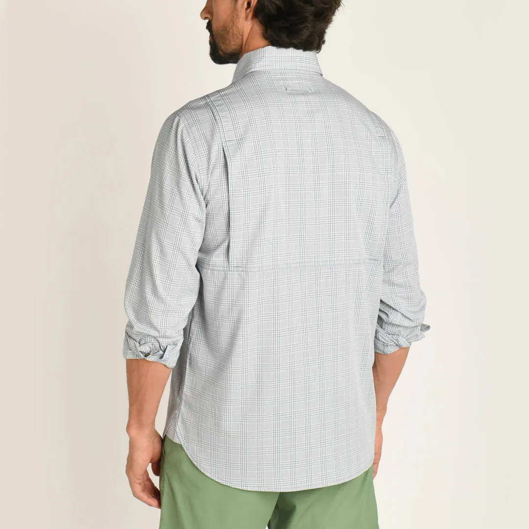 Performance Poplin Guide Shirt- Tempest Blue