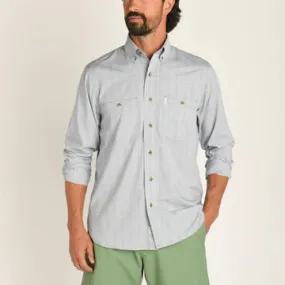 Performance Poplin Guide Shirt- Tempest Blue