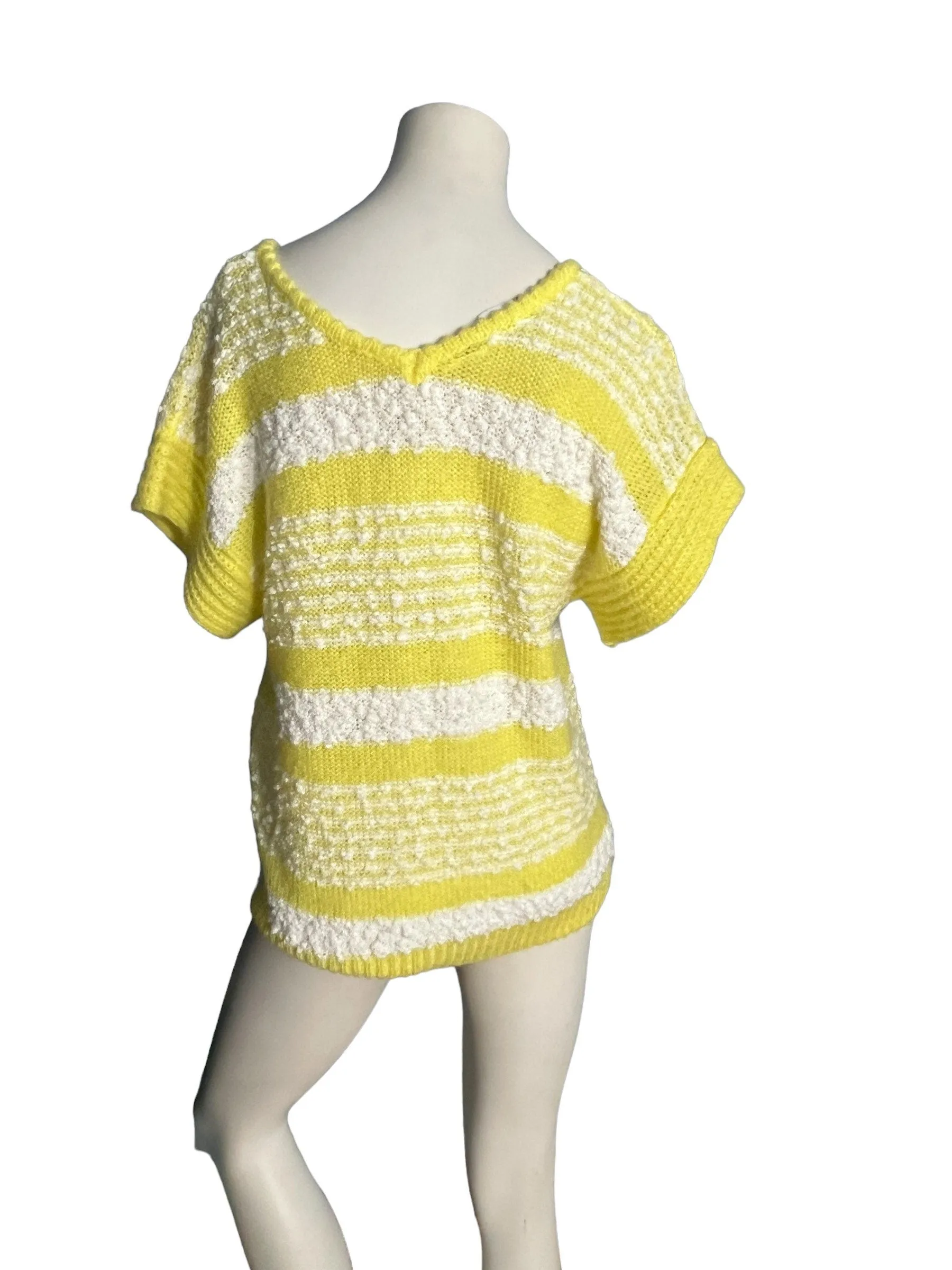 Vintage 80's yellow Curiosity's Cat L 40