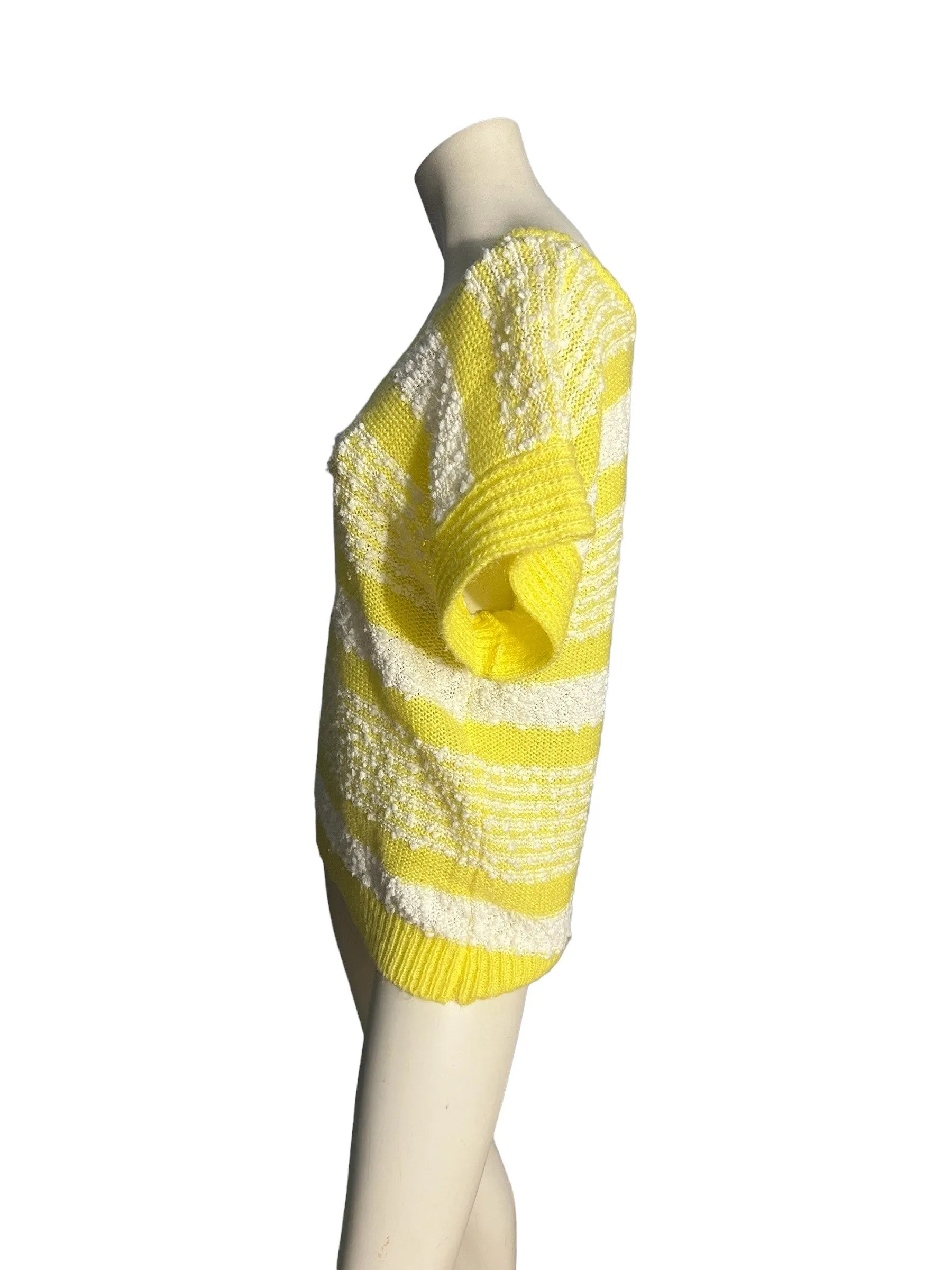 Vintage 80's yellow Curiosity's Cat L 40