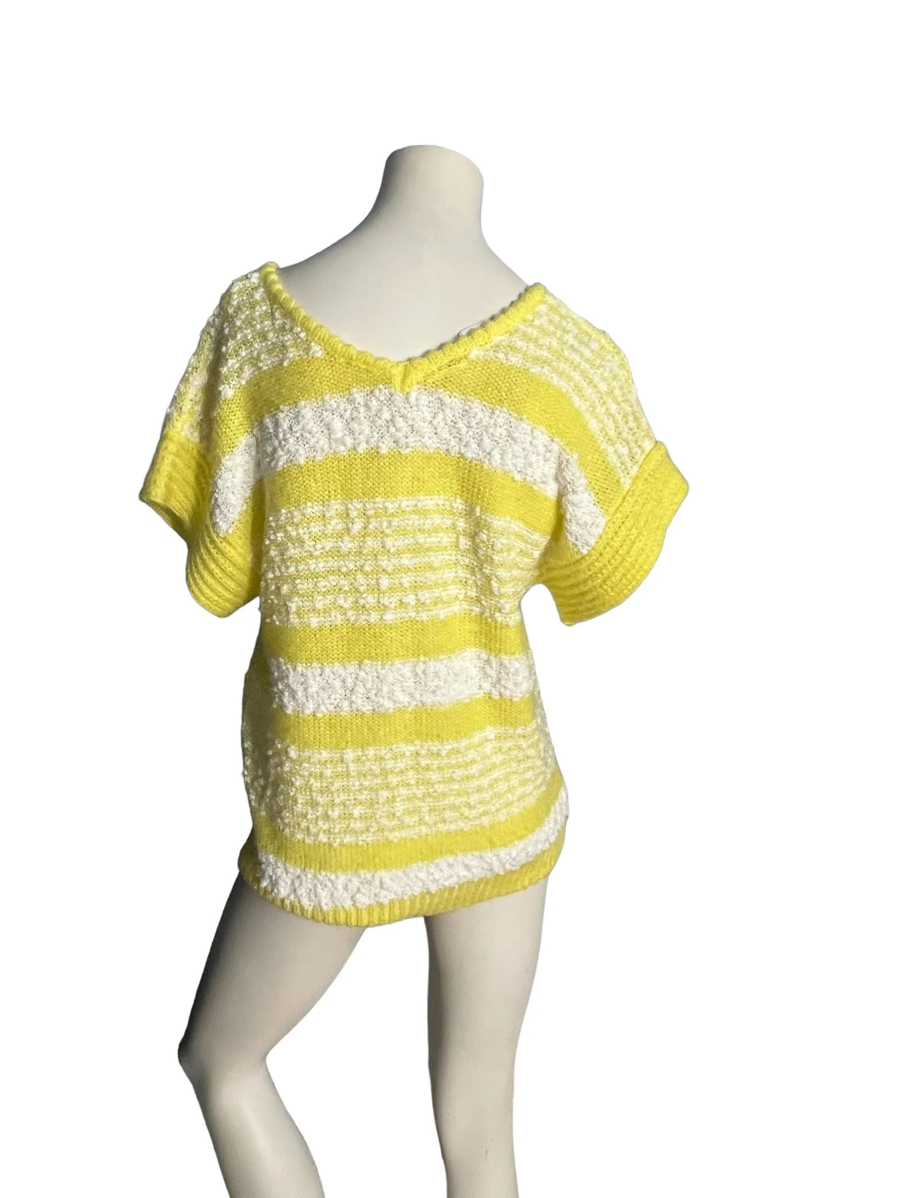 Vintage 80's yellow Curiosity's Cat L 40