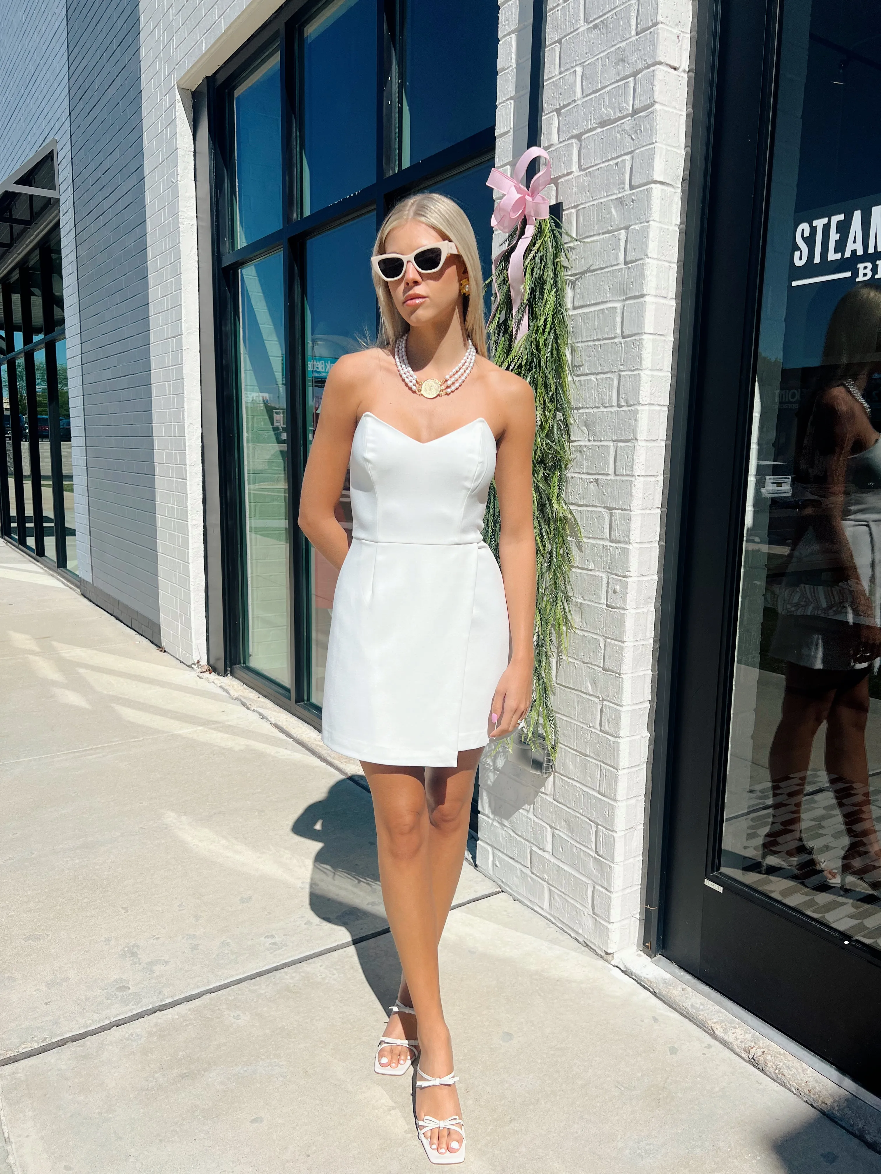 WHISPER STRAPLESS DRESS